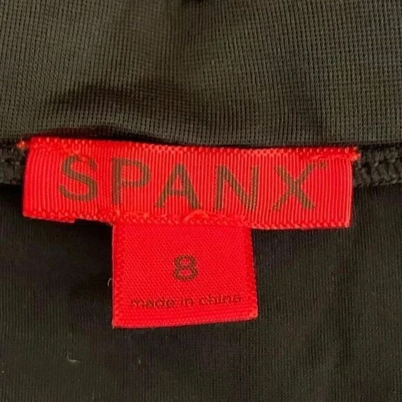 SPANX Women’s V-Neck Black Triangle Padded SZ 8 #1094 - Picture 6 of 10